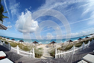 View of Grace Bay beach