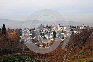 View of Granada from the Alhambra photo