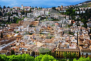View of Granada cityspace