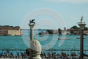 View of the Grand Canal from the Campanile,Venice. photo