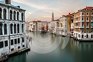 View on Grand Canal and Santi Apostoli Church