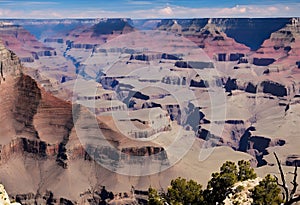 A view of the Grand Canyon in America