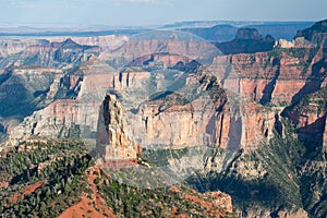 View of Grand Canyon from Point Imperial on North Rim.