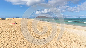 View of Grandes Playas on Fuerteventura