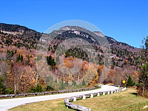 View of Grandfather Mt. from Blue Ridge Parkway