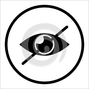 View graph thin line vector icon