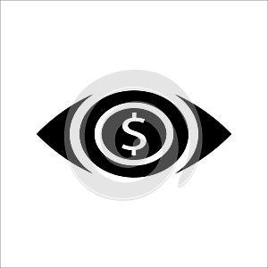 View graph thin line vector icon