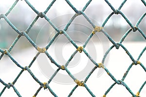 View through the grate Rabitz background