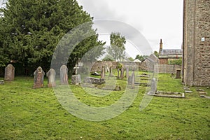 View of the graveyard in West Harptree.