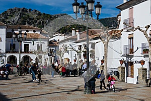 View of the Grazalema main square