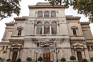 View on Great Synagogue of Rome, Italy