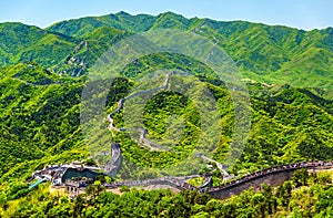 View of the Great Wall at Badaling - China