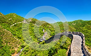 View of the Great Wall at Badaling - China