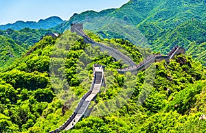 View of the Great Wall at Badaling - China