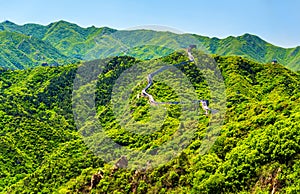 View of the Great Wall at Badaling - China