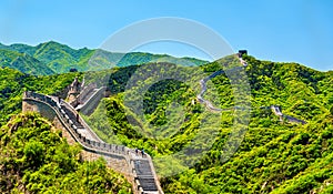 View of the Great Wall at Badaling - China