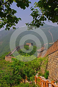 View of Great Wall at Mutianyu