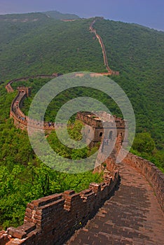 View of Great Wall at Mutianyu