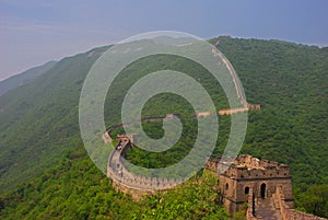 View of Great Wall at Mutianyu