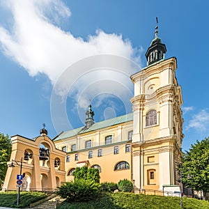 View at the Greek Catholic Church of Saint John the Baptist and Belfry in Przemysl - Poland