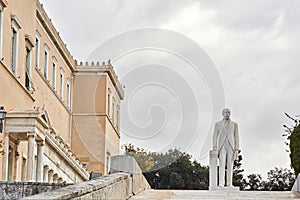 View of Greek parliament.