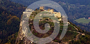 View of Griffen castle