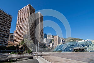 View of the Grimaldi Forum in Montecarlo