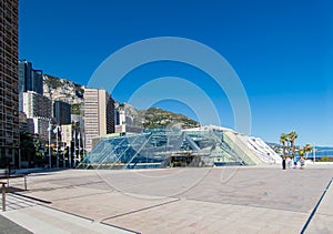 View of the Grimaldi Forum in Montecarlo