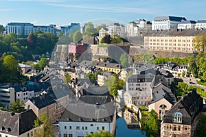 View on Grund, Luxembourg photo