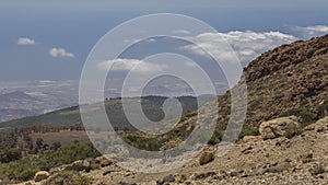 View from the Guajara of the south of Tenerife