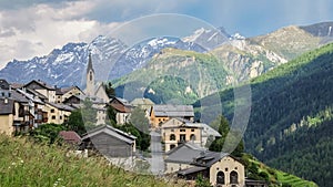 View of Guarda Graubunden, Switzerland photo