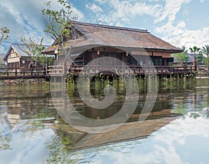 View from Gubei water town in Beijing,China