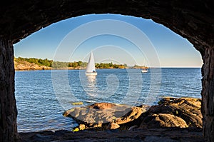 View of the Gulf of Finland from Suomenlinna fortress