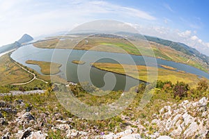 View of the Gulf Nakhodka and city of Nakhodka, Russia