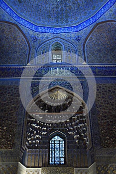 View of Guri Amir interior mausoleum