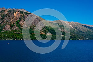 View of Gutierrez Lake and the mountains. Bariloche