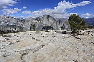 View of Half Dome in Yosemite National Park