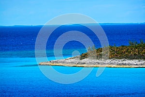 View of Half Moon Cay in the Bahamas