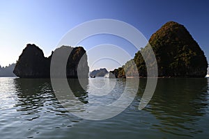 View of Halong Bay in Vietnam