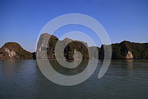 View of Halong Bay in Vietnam