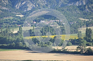 View of the hamlet of le Villard de la Beaume des Arnauds, France