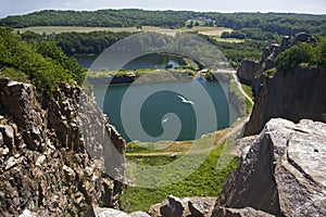 View from Hammeren to the South. Bornholm. Denmark