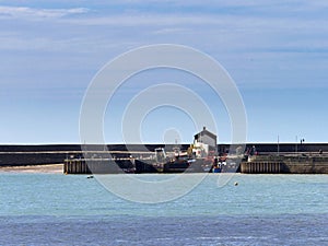 A View of the Harbour Lyme Regis Dorset