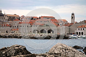 View on harbour's panorama - Dubrovnik photo