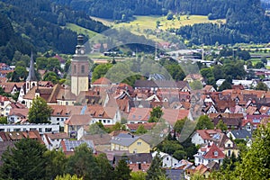 View of Haslach in Black Forest - Germany