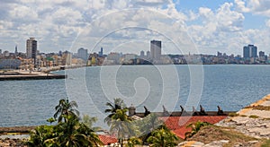 View of Havana from Castillo de los Tres Reyes Magos del Morro