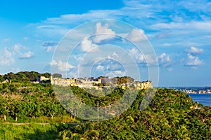 View of Havana city from the famous fortress el Morro del Reyes in Havana City - Serie Cuba Reportage