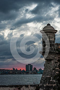 View of Havana Cuba from Morro Castle