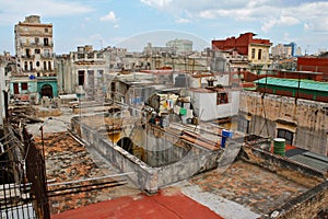 View of HavanaÃÂ´s roofs and houses photo