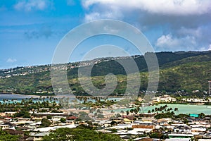 View of Hawaii Kai area, Oahu, Hawaii